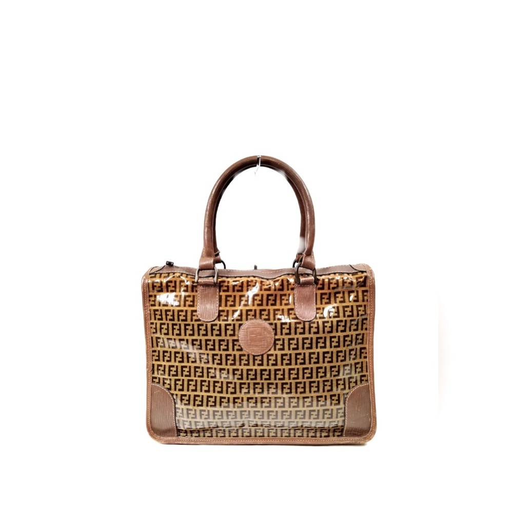 Fendi Brown and Tan Tote Bag